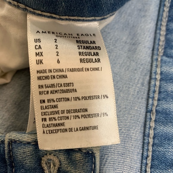American eagle ripped high rise stretch jeans - Picture 4 of 4